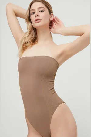 Calvin Klein Jednodílné plavky barva, měkký košík