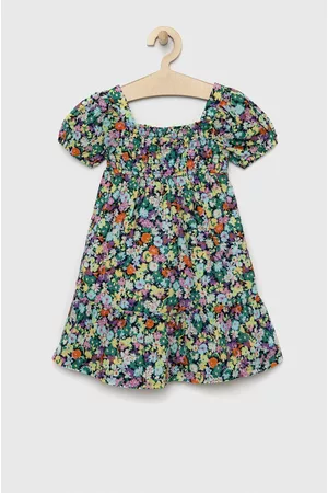 GAP Dívky Volnočasové - Dětské bavlněné šaty barva, mini