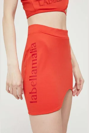 Labellamafia Sukně barva, mini, pouzdrová