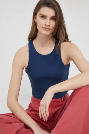 Pepe Jeans Top Piera dámský, tmavomodrá barva