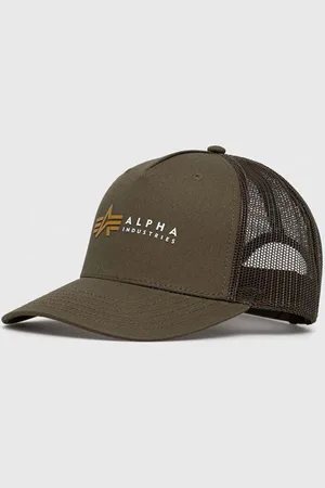Alpha Industries Čepice barva, s potiskem, 106901.142-DarkOlive