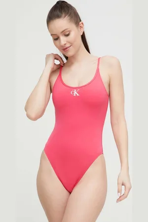 Calvin Klein Jednodílné plavky barva, měkký košík