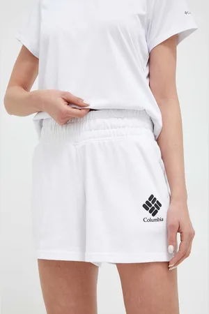 Columbia Kraťasy dámské, barva, hladké, high waist