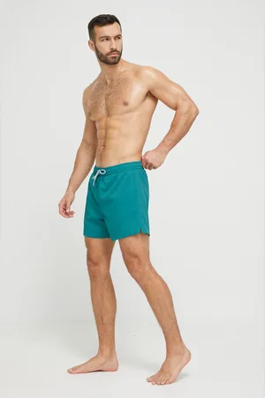 Abercrombie & Fitch Plavkové šortky barva