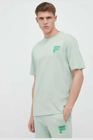 Fila Bavlněné tričko barva, s potiskem