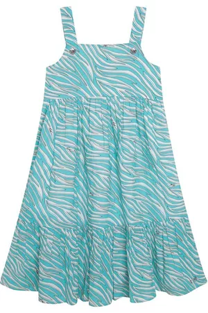 Michael Kors Dívky Volnočasové - Dětské bavlněné šaty barva, mini, oversize