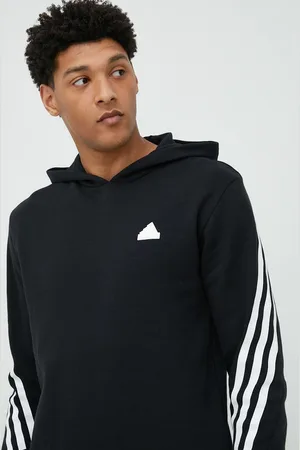 adidas Mikina pánská, barva, s kapucí, s potiskem