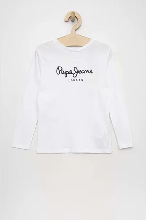 Pepe Jeans Dětská bavlněná košile s dlouhým rukávem New Herman barva, s potiskem