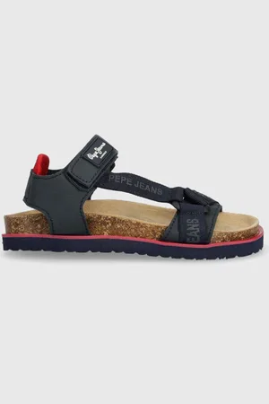 Pepe Jeans Dětské sandály tmavomodrá barva