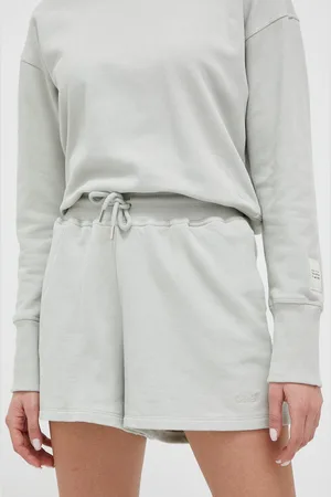 Casall Bavlněné šortky barva, hladké, high waist