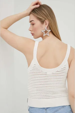 Abercrombie & Fitch Bavlněný top barva