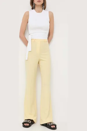 Patrizia Pepe Kalhoty dámské, barva, přiléhavé, high waist