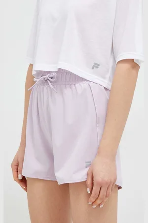 Fila Tréninkové šortky Rende barva, hladké, high waist