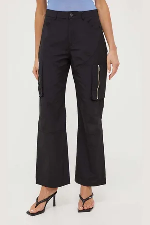 Herskind Kalhoty dámské, barva, kapsáče, high waist