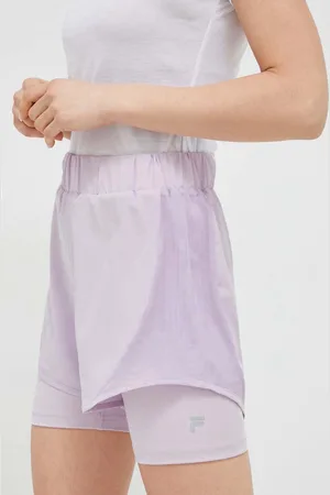 Fila Tréninkové šortky Revin barva, hladké, high waist