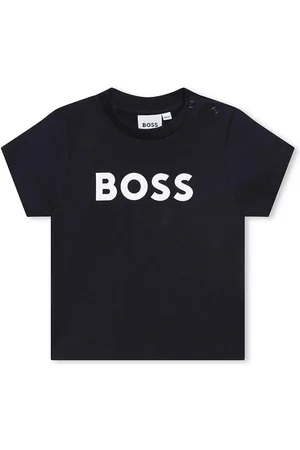 HUGO BOSS Kojenecké tričko tmavomodrá barva, s potiskem