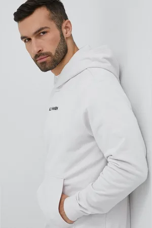 Helly Hansen Mikina pánská, růžová barva, s kapucí, s aplikací