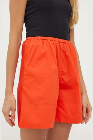 By Malene Birger Kraťasy dámské, barva, hladké, high waist