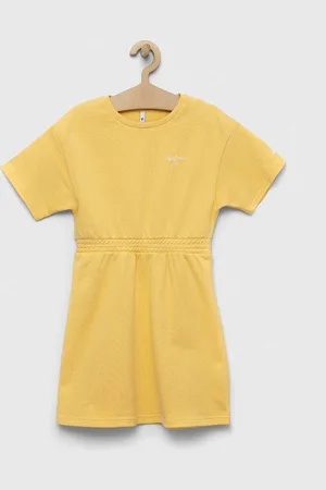Pepe Jeans Dětské bavlněné šaty PJL GJ Non-denim barva, mini