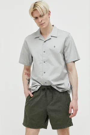 Abercrombie & Fitch Bavlněné šortky barva