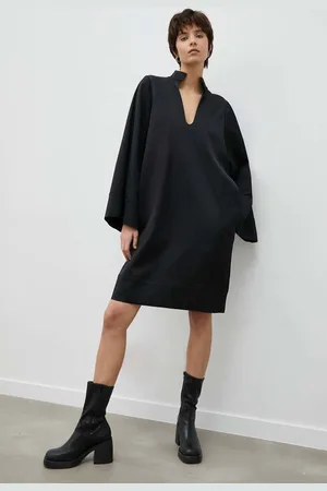 By Malene Birger Vlněné šaty barva, mini, oversize