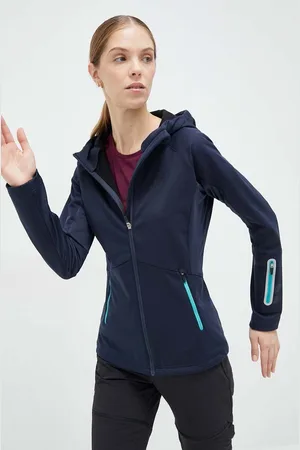Rossignol Outdoorová bunda tmavomodrá barva, s kapucí