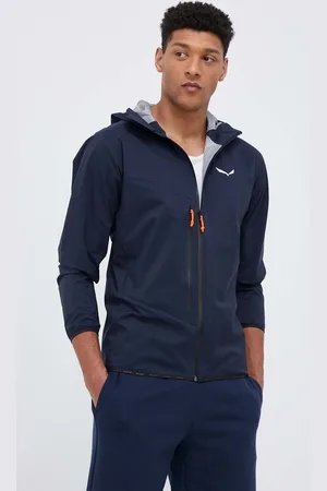 Salewa Outdoorová bunda Agner 2 PTX tmavomodrá barva, 00-0000028392