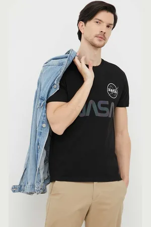 Alpha Industries Bavlněné tričko barva, s potiskem, 178501RR.03-Black