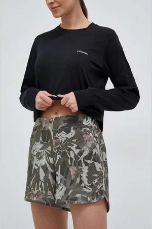 Columbia Kraťasy dámské, barva, vzorované, medium waist