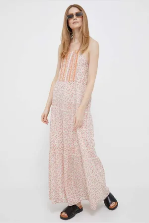 Pepe Jeans Šaty barva, maxi
