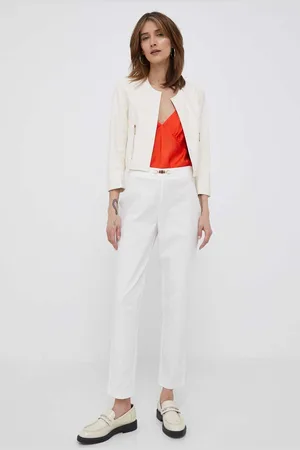 ARTIGLI Kalhoty dámské, barva, přiléhavé, high waist