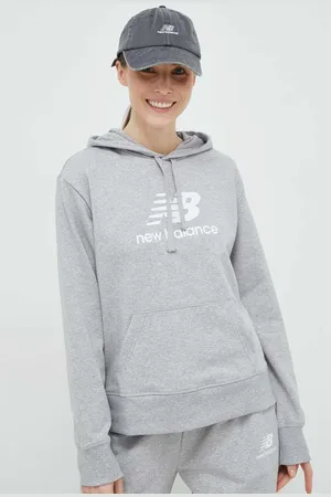 New Balance Mikina dámská, barva, s kapucí, s potiskem