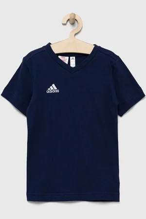 adidas Dětské bavlněné tričko ENT22 TEE Y tmavomodrá barva, s aplikací