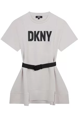 DKNY Dívky Volnočasové - Dívčí šaty barva, mini, oversize