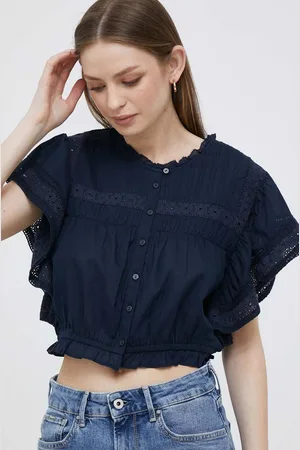 Pepe Jeans Košile tmavomodrá barva, regular