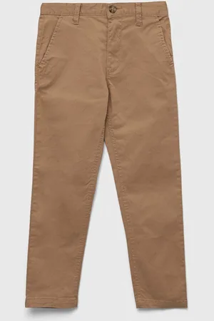 Benetton Dětské kalhoty barva, hladké