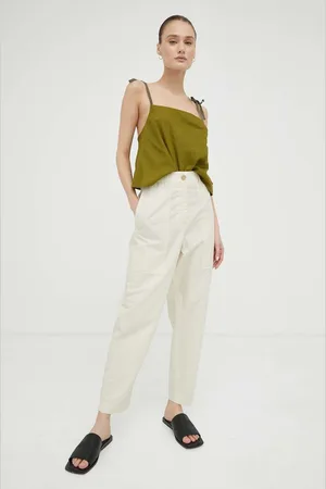 Marc O’ Polo Kalhoty dámské, barva, jednoduché, high waist