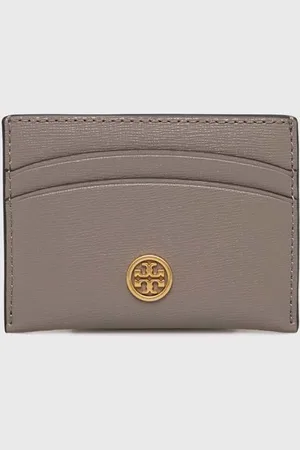 Tory Burch Kožené pouzdro na karty barva