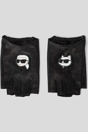 Karl Lagerfeld Kožené rukavice dámské, barva