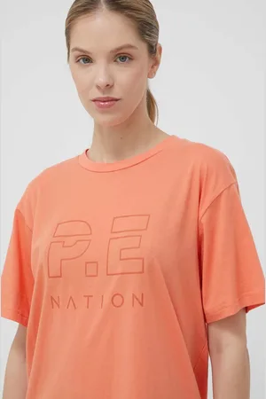 P.E Nation Bavlněné tričko barva