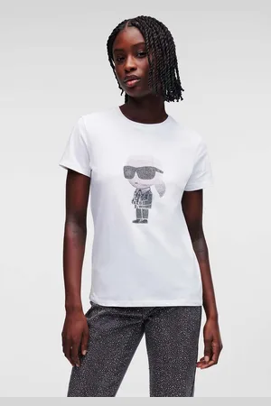 Karl Lagerfeld Bavlněné tričko barva