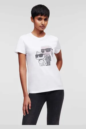 Karl Lagerfeld Bavlněné tričko barva