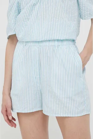 Benetton Bavlněné šortky vzorované, high waist