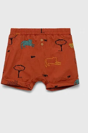 Benetton Dětské bavlněné šortky barva