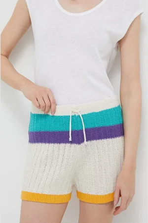 Benetton Kraťasy dámské, vzorované, high waist