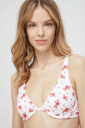 Hollister Plavková podprsenka barva, měkký košík