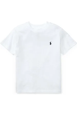 Ralph Lauren Dětské bavlněné tričko barva, hladký