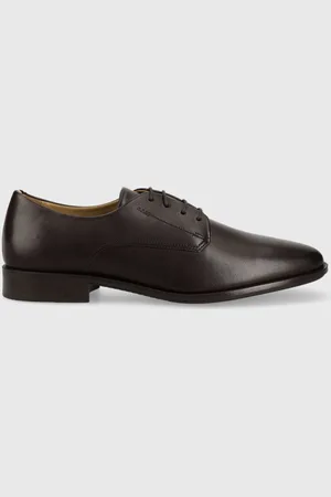 HUGO BOSS Kožené polobotky Colby pánské, barva, 50498467