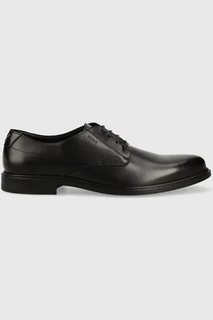 HUGO BOSS Kožené polobotky Kerr pánské, barva, 50497869