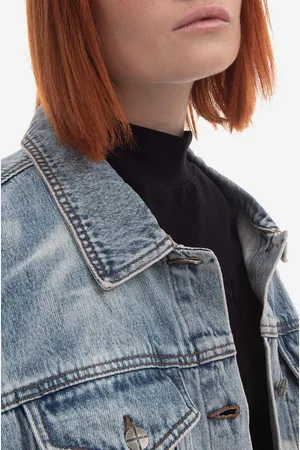 KSUBI Džínová bunda dámská, přechodná, oversize, WPS23JK006-DENIM